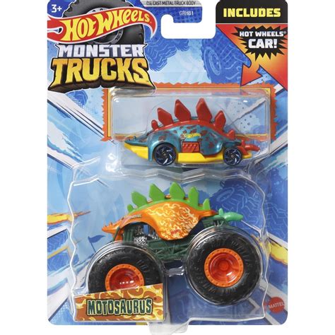 Mattel Hot Wheels Monster Trucks Pack Motosaurus Grh Hkm