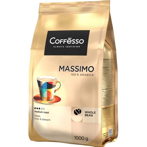 Кофе в зернах Coffesso (Коффессо) MASSIMO 1 кг 4660115908224 — купить в ...