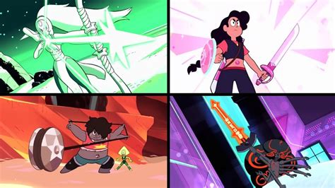 Todas As Armas Das Fus Es Steven Universo Future Suf Youtube