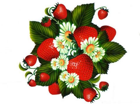 Клубничный куст - картинка №12434 | Printonic.ru