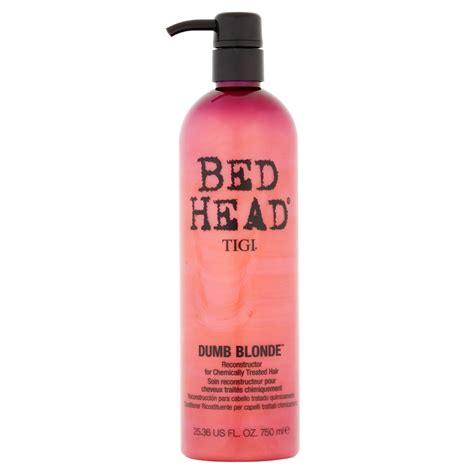 Tigi Bed Head Dumb Blonde Reconstructor For Chemically Treated Hair Fl Oz Walmart