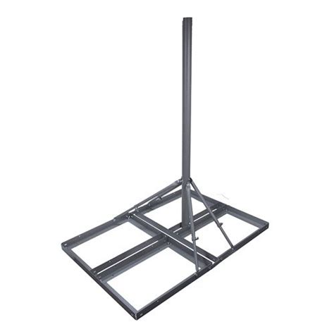 Non Penetrating Antenna Peak Roof Mount 1 Pole Version 60 Inch Mast