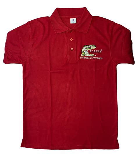 Alaska Golf T Shirt Red City Outfitters