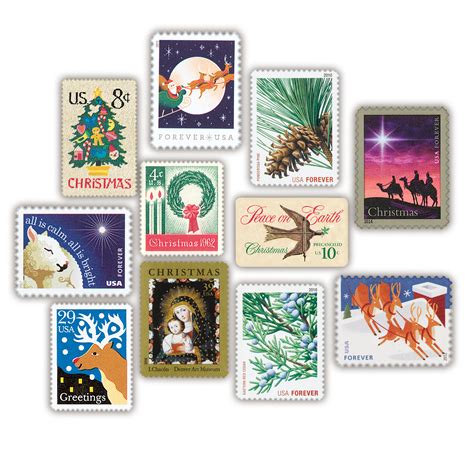Christmas Stamps of America