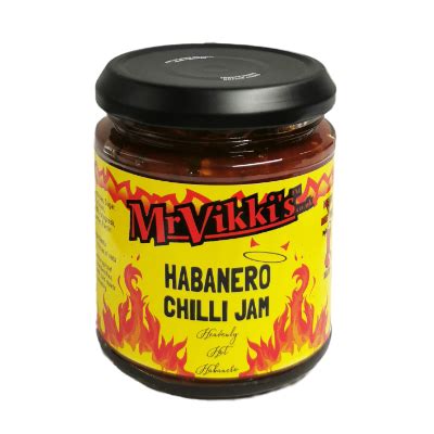 Habanero Chilli Jam Heavenly Hot Habanero Mr Vikki S
