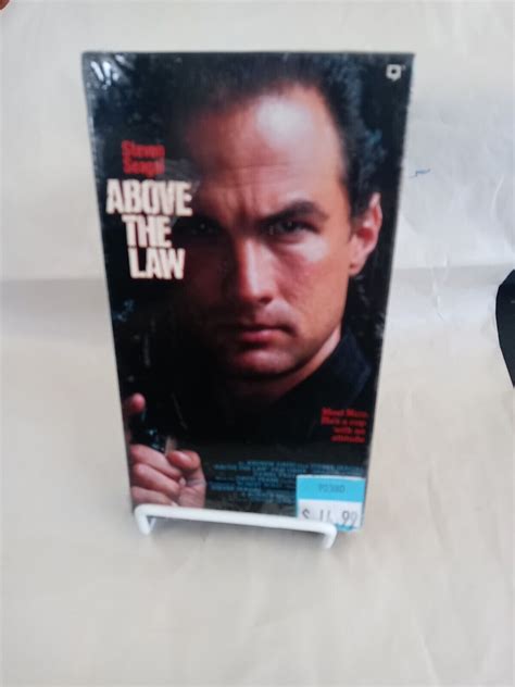 Above The Law Steven Seagal Vhs 80s Action Vcr Video Tape