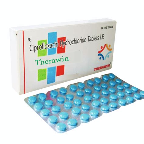 Ciprofloxacin 250 Mg Manufacturer Therawin Formulations Prescription
