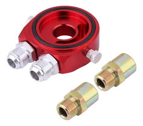 Adaptador Tipo Sándwich De Filtro De Aceite Rojo Rojo M20 X Envío gratis