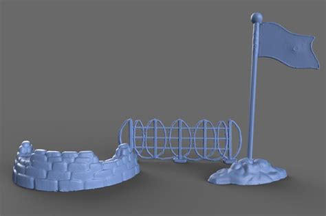Miniature Green Army Men 3d Model Turbosquid 1238590