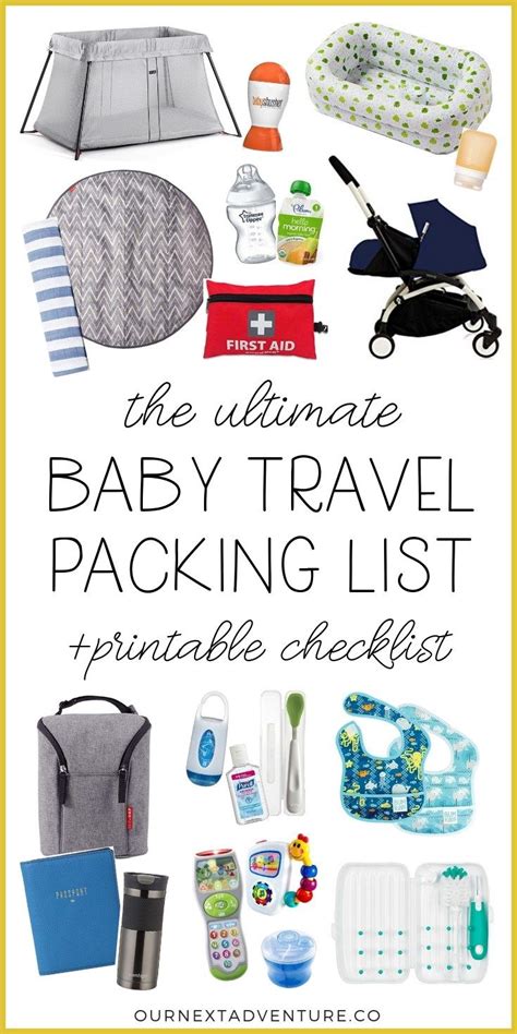 Traveling With A Baby Read Our Ultimate Baby Travel Packing List With