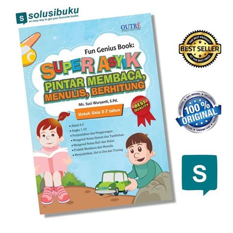 Jual Super Asyik Pintar Membaca Menulis Berhitung Fun Genius Book Outre Di Lapak Solusi Buku