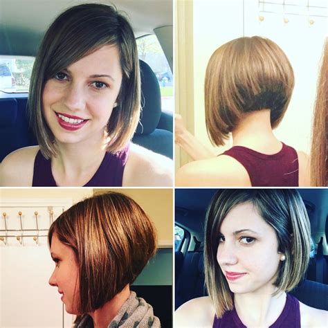 February and March | Bob hairstyles, Stacked hair, Bobs haircuts