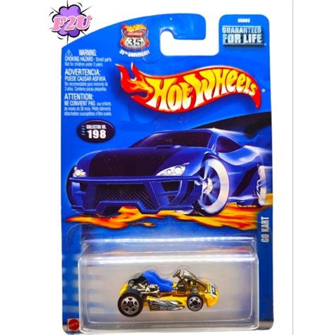 Hot Wheels Go Kart 35th Anniversary Yellow Shopee Malaysia