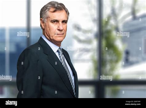Closeup Portrait Of A Confident Mature Business Man Stock Photo Alamy