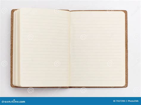 тетрадь открытая стоковое фото. изображение насчитывающей примечание ...