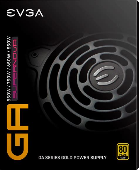 Best Buy EVGA GA Series 850W ATX12V EPS12V 80 Plus Gold Fully Modular