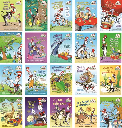 Dr. Seuss Cat in the Hat Learning Library Series 26 Book Collection Set ...