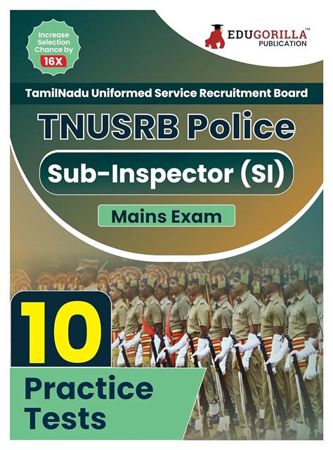 Amazon TNUSRB Police Sub Inspector SI Exam Preparation Book 2023