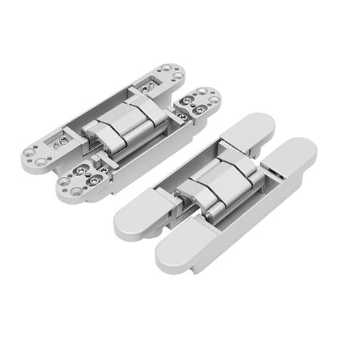 Pcs Inch Swing Hidden Door Hinges Zinc Alloy Invisible Hinges