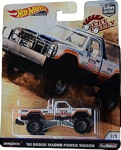 Hot Wheels Car Culture Desert Rally Dodge Macho Power Wagon White Amazon Au Toys