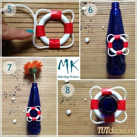 Спасательный мини-круг для декора морской свадьбы | Beach crafts diy ...