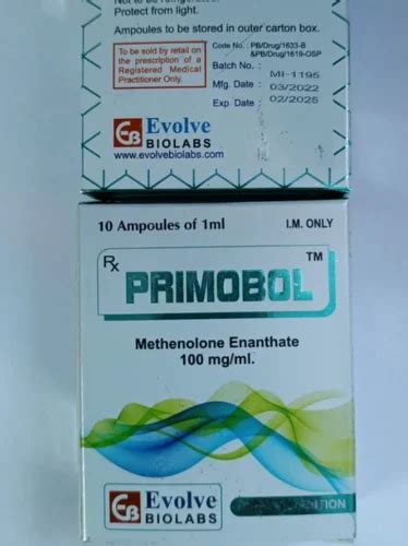 Primobol Methenolone Enanthate 100mg Ml Steroids At Rs 1600 Box Nibal