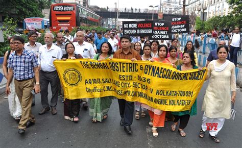 Kolkata Doctors Protest Gallery Social News Xyz