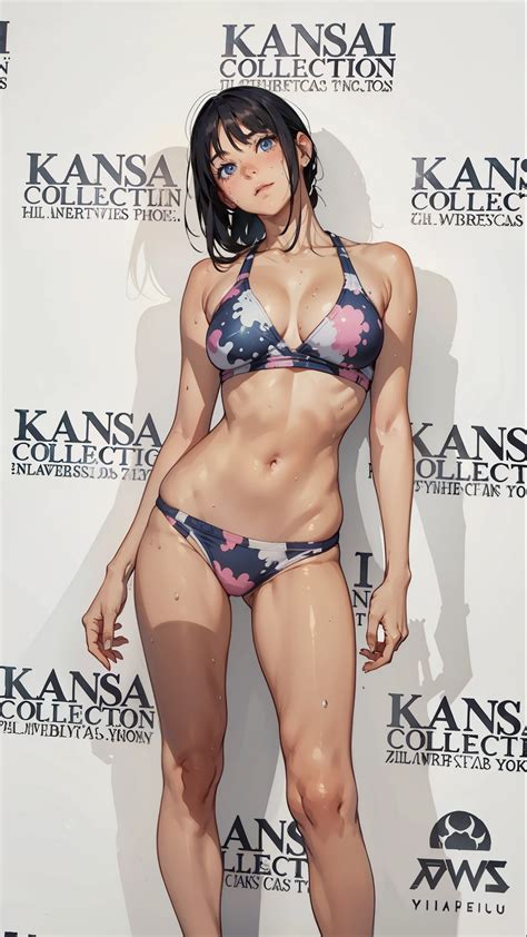 A Close Up Of A Woman In A Bikini Posing For A Picture Seaart Ai