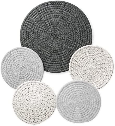 Amazon Billbotk Trivets For Hot Dishes Pieces Pot Holders For Kitchen Cotton Woven