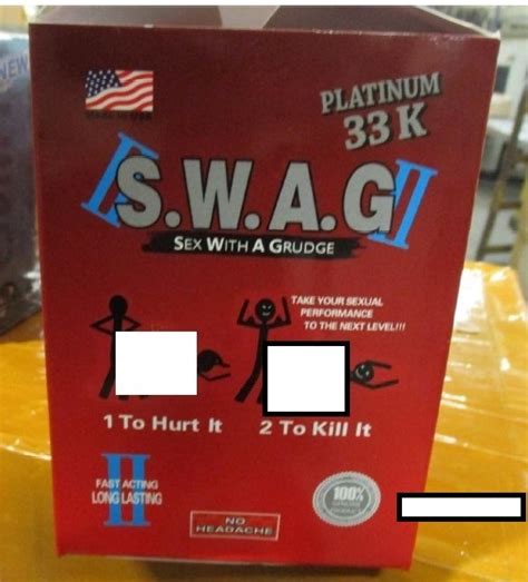 Public Notification Swag Ii Platinum 33k Contains Hidden Drug Ingredient Fda