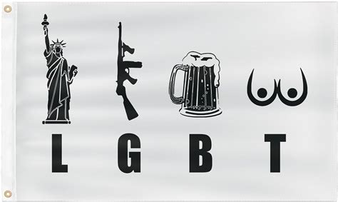 Amazon Banger LGBT Liberty Guns Beer Tits Motivational Inspirational Office Gym Wall