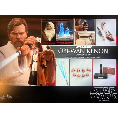 全新 野獸國 Hot Toys MMS478 星際大戰 1 6比例 歐比王 肯諾比 豪華版 蝦皮購物