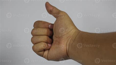 hand gestures  thumb isolated  white background