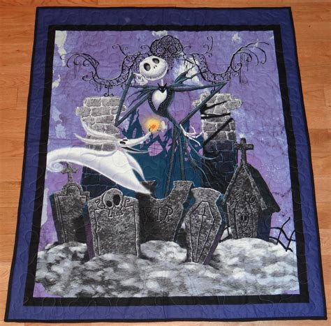 Nightmare Before Christmas Panel Quilt by quiltoni on DeviantArt