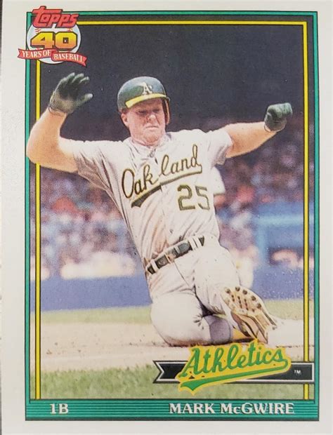 mark mcgwire baseball card 4
