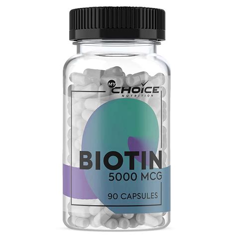 БАДы тонизирующие и общеукрепляющие MYCHOICE NUTRITION Добавка Biotin ...