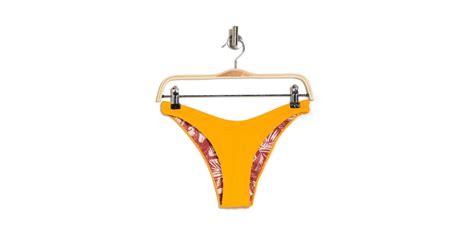 Maaji Honey Bianca Reversible High Leg Cheeky Cut Bikini Bottoms In