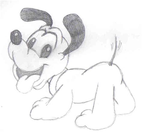 Puppy Pluto -uncolored- by DarkLeesh on DeviantArt