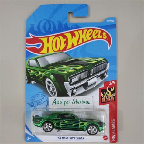 COUGAR Hotwheels Hot Wheels Mercury Yugar Th Rubber Tires Hw Flames Super Treasure Hunt