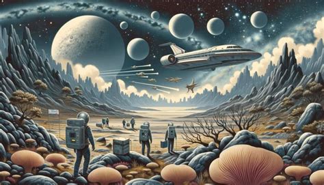 O Príncipe De Um Planeta Alienígena - Um planeta alienígena com astronautas de várias ascendências explorando ...