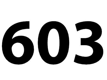 Zahl 603