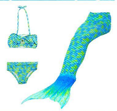 4tlg Mädchen Bikini Meerjungfrau Blau Grün Gr 110 Kaufen auf Ricardo