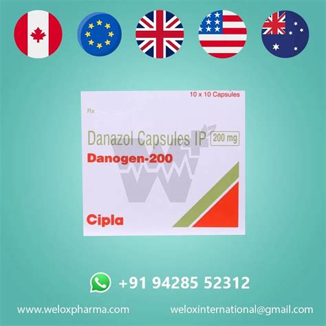 Danazol Danogen Capsule 200mg at Rs 350 stripe दनजल कपसल in