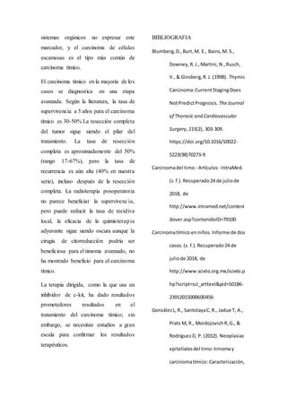 Carcinoma Timico Pdf