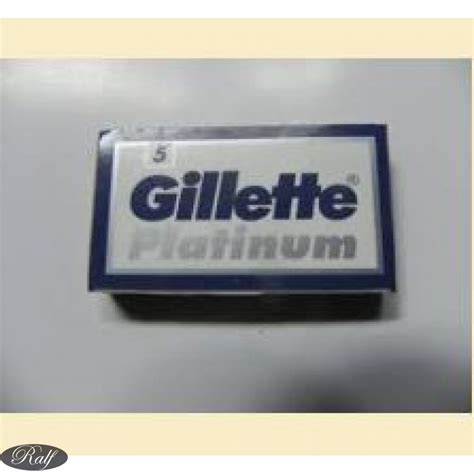 Gillette Platinum - lame clasice pentru barbierit