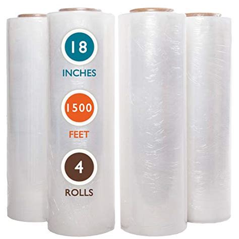 X Ft Roll Pack Gauge Thick Lbs Per Case Stretch Wrap