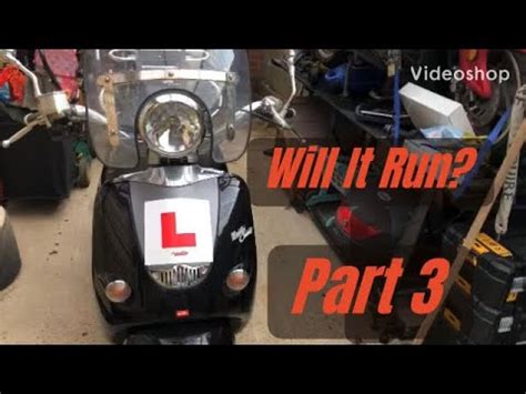 Will It Run Aprilia Mojito Custom First Start After Carb Refurb