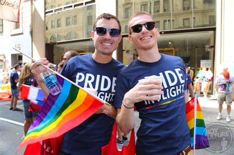 Flaming Hot The Sexy Guys Of Nyc S Lgbt Pride March Boy Culture