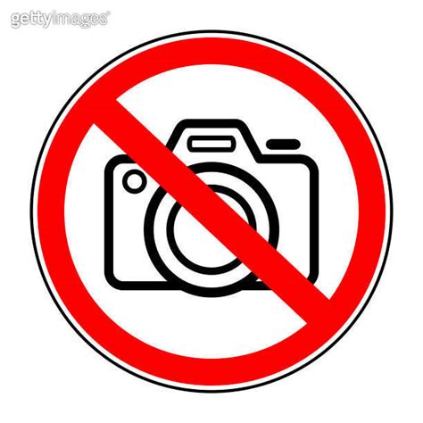 photography prohibited sign 이미지 (1386162485) - 게티이미지뱅크