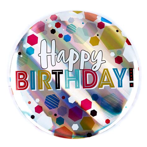 Buy Giant Happy Birthday Badge Multicoloured For GBP 0 99 Card